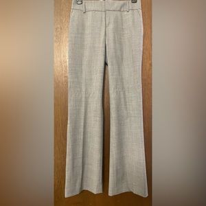 Banana Republic Martin Fit Womens 00P Gray Stretch Slacks Straight Leg
